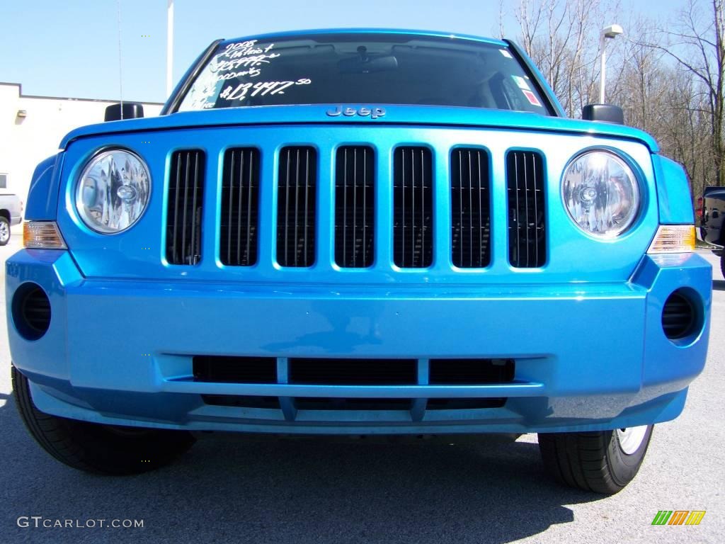 2008 Patriot Sport - Surf Blue Pearl / Dark Slate Gray photo #2