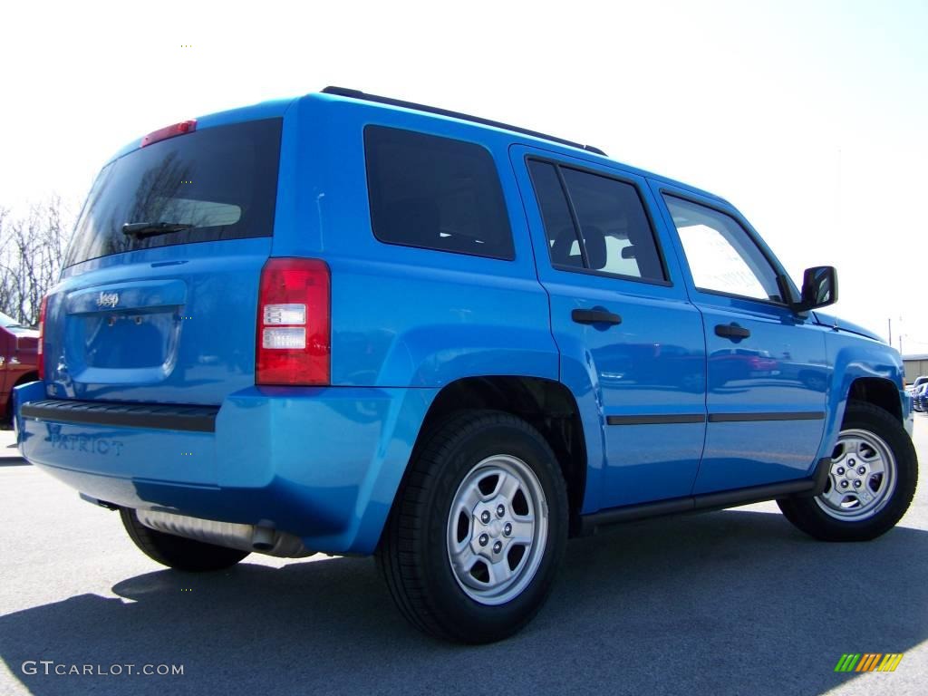 2008 Patriot Sport - Surf Blue Pearl / Dark Slate Gray photo #3