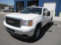 Summit White - Sierra 2500HD Extended Cab Utility Truck Photo No. 3