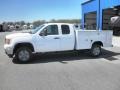 Summit White - Sierra 2500HD Extended Cab Utility Truck Photo No. 4
