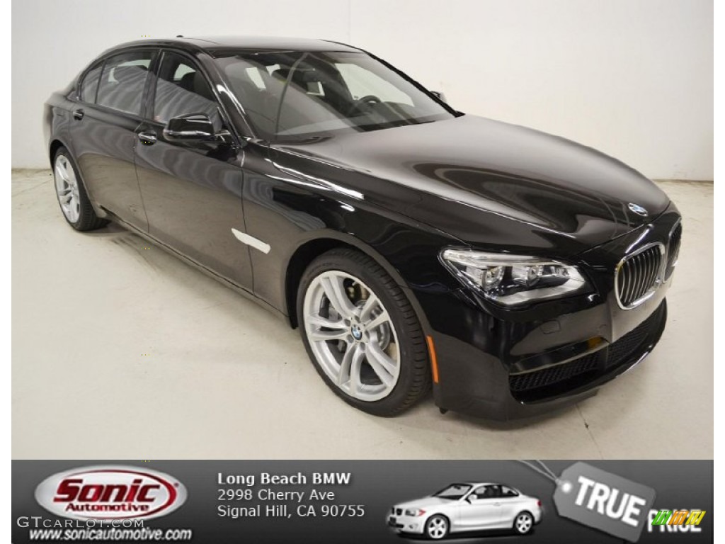 2013 7 Series 750Li Sedan - Jet Black / Black photo #1