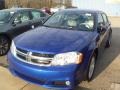 Blue Streak Pearl 2013 Dodge Avenger SXT