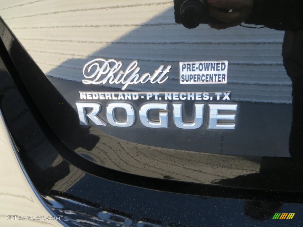 2012 Rogue S Special Edition - Super Black / Black photo #19