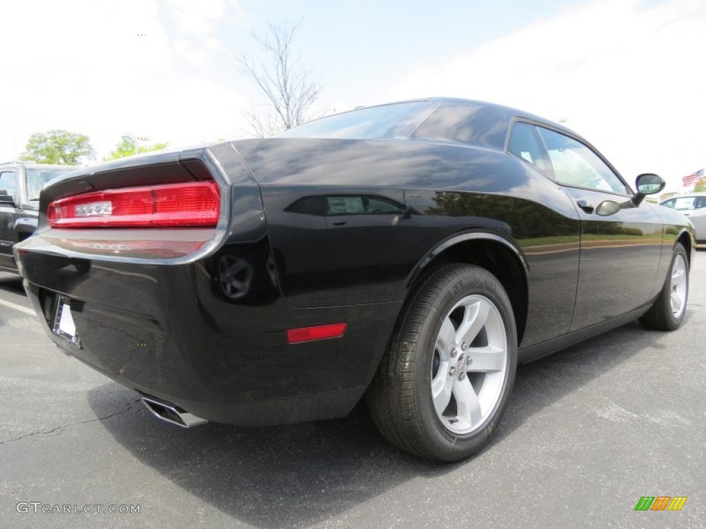 2013 Challenger SXT - Pitch Black / Dark Slate Gray photo #3