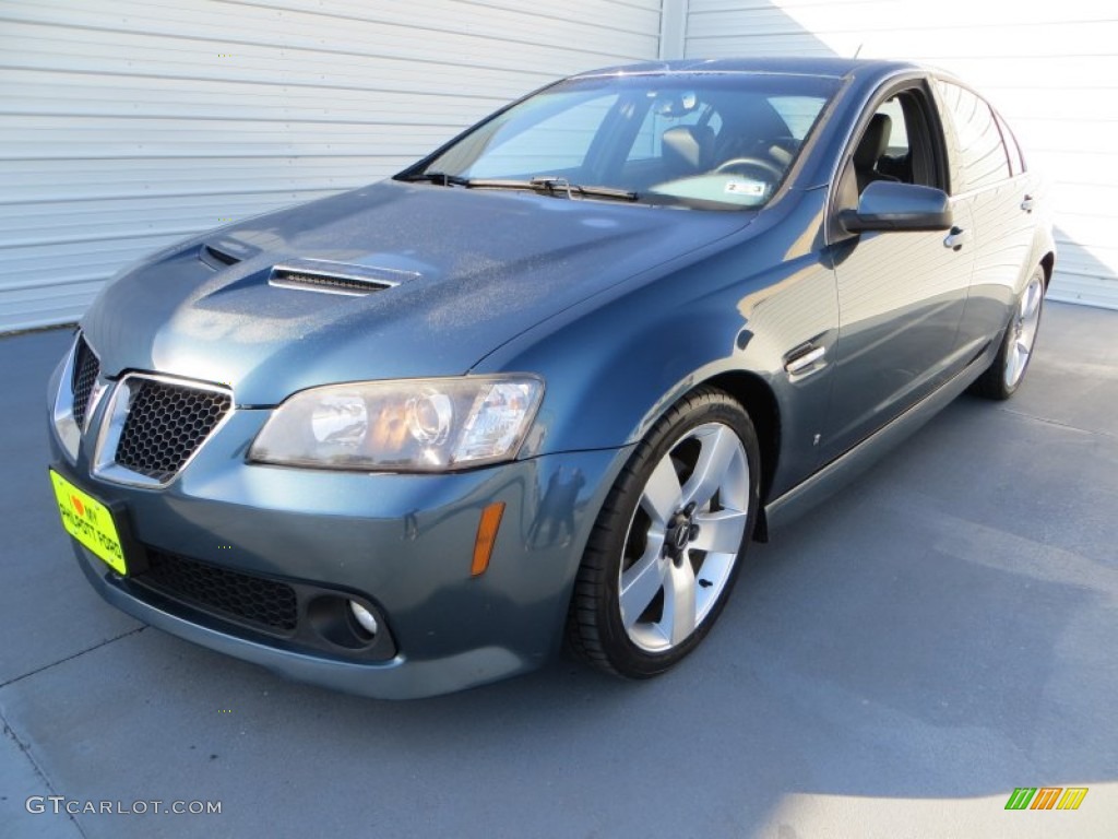 2009 G8 GT - Stryker Blue Metallic / Onyx photo #7