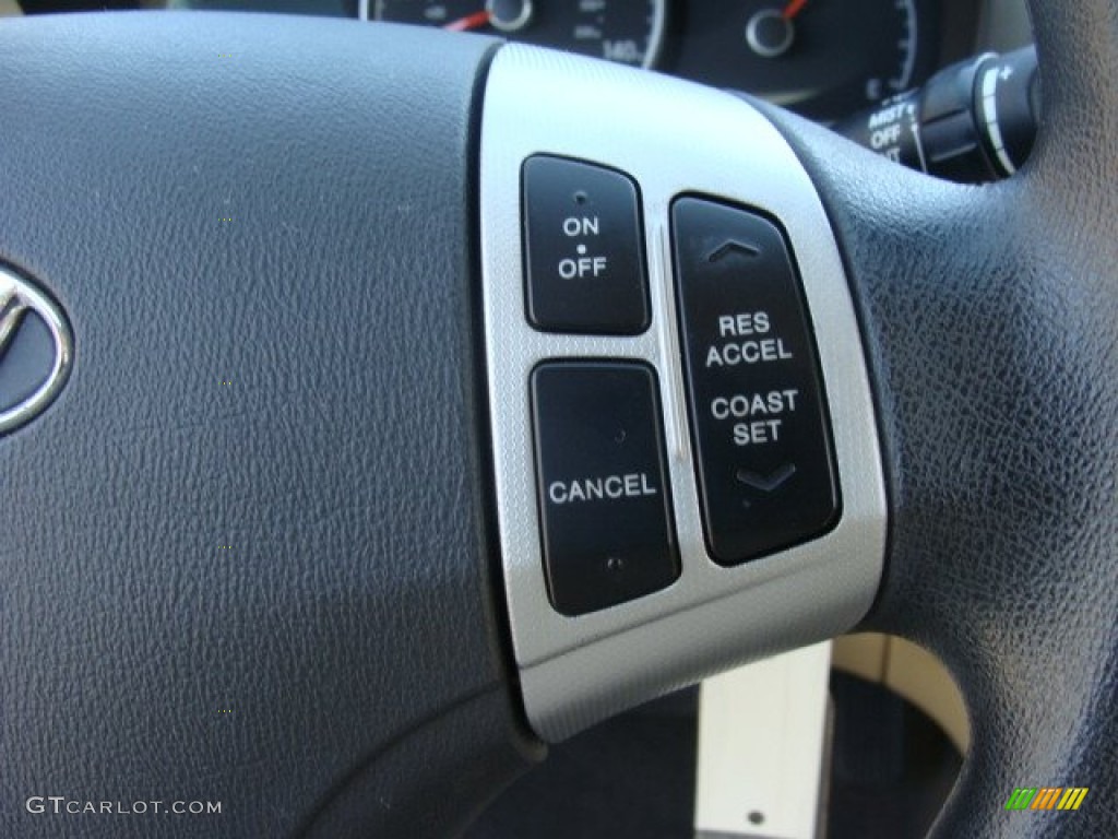 2009 Elantra GLS Sedan - Apple Red Pearl / Beige photo #13