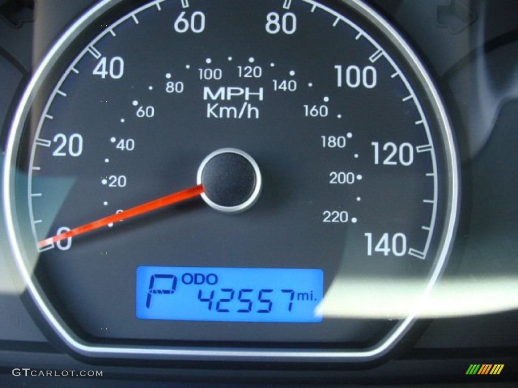 2009 Elantra GLS Sedan - Apple Red Pearl / Beige photo #15