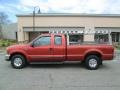 1999 Bright Amber Metallic Ford F250 Super Duty Lariat Extended Cab  photo #1