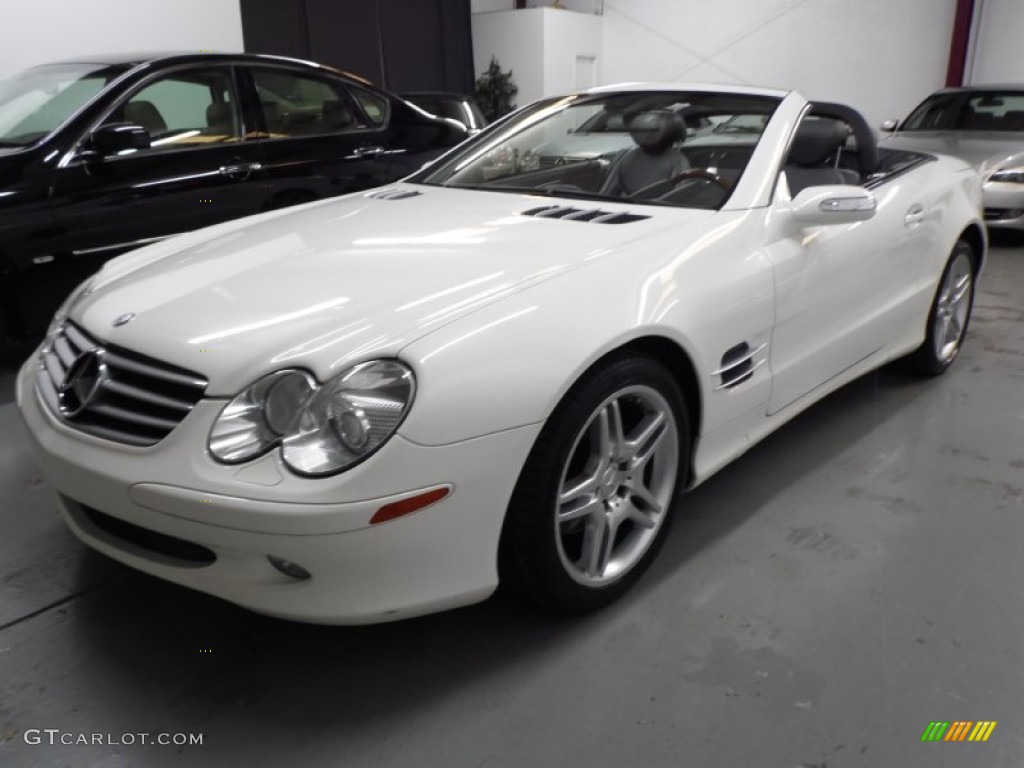 2005 SL 500 Roadster - Alabaster White / Charcoal photo #1