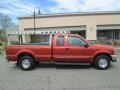 1999 Bright Amber Metallic Ford F250 Super Duty Lariat Extended Cab  photo #10