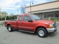 1999 Bright Amber Metallic Ford F250 Super Duty Lariat Extended Cab  photo #11