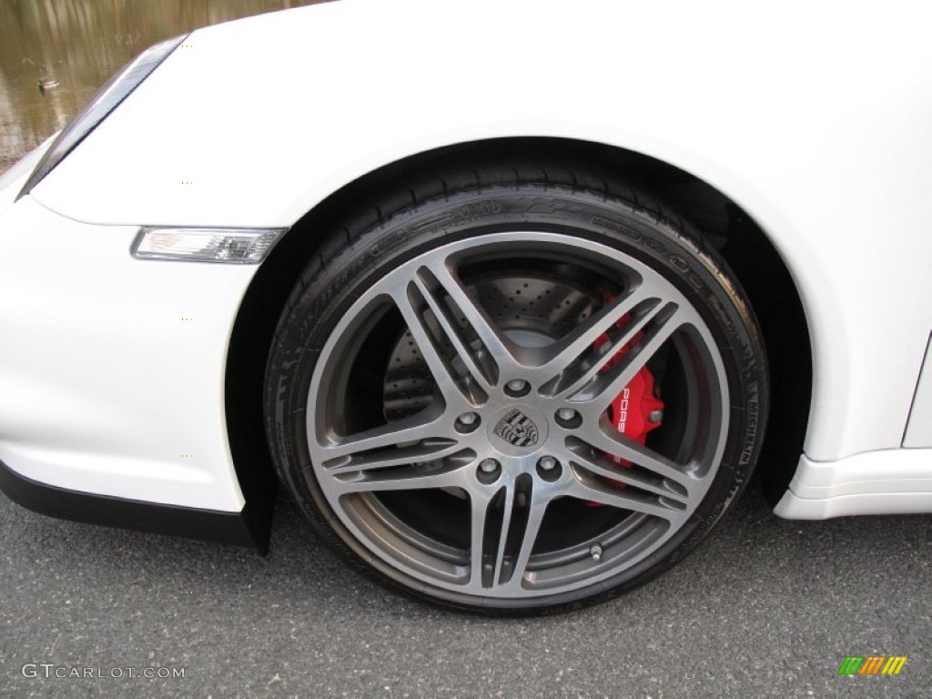 2009 911 Turbo Cabriolet - Carrara White / Black photo #10