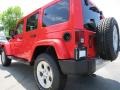2013 Rock Lobster Red Jeep Wrangler Unlimited Sahara 4x4  photo #2