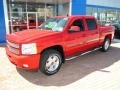 2013 Victory Red Chevrolet Silverado 1500 LT Crew Cab 4x4  photo #10