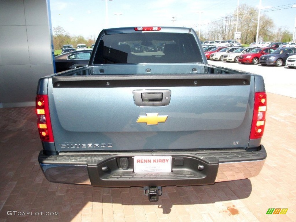 2013 Silverado 1500 LT Crew Cab 4x4 - Blue Granite Metallic / Ebony photo #14