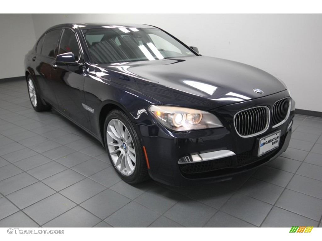 2010 7 Series 750Li Sedan - Carbon Black Metallic / Black Nappa Leather photo #1