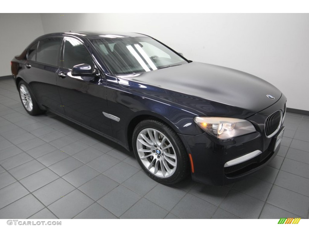 Carbon Black Metallic 2010 BMW 7 Series 750Li Sedan Exterior Photo #80089656