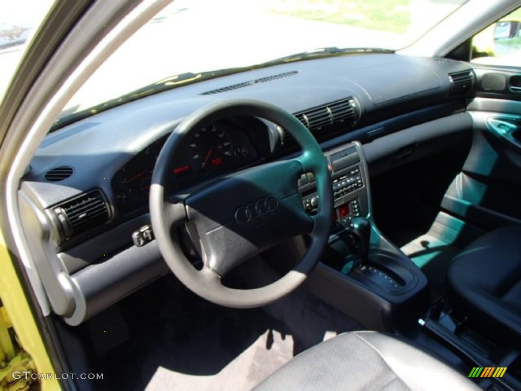 1997 Audi A4 1.8T quattro Sedan Black Dashboard Photo #80089708