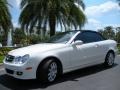 2007 Arctic White Mercedes-Benz CLK 350 Cabriolet  photo #2