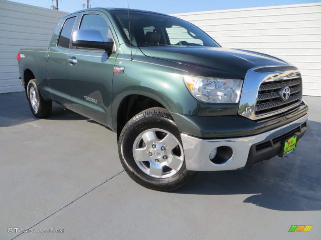 2007 Tundra Limited Double Cab 4x4 - Timberland Mica / Red Rock photo #1