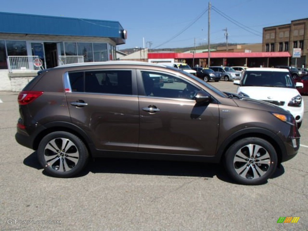 2013 Sportage EX AWD - Sand Track / Black photo #1