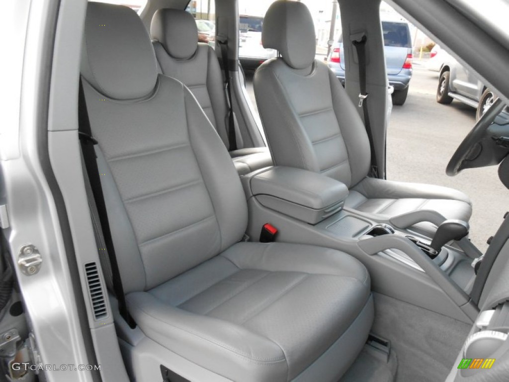 Black/Steel Grey Interior 2006 Porsche Cayenne S Photo #80091235