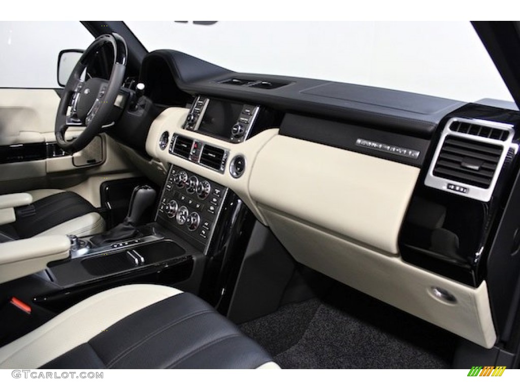 2012 Land Rover Range Rover Autobiography Duo-Tone Ivory/Jet Dashboard Photo #80091244