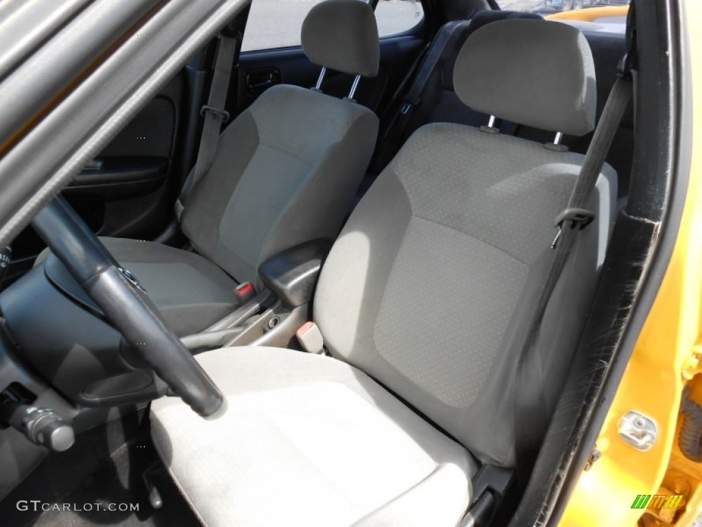 2003 Sentra SE-R - Sunburst Yellow / Stone Gray photo #13