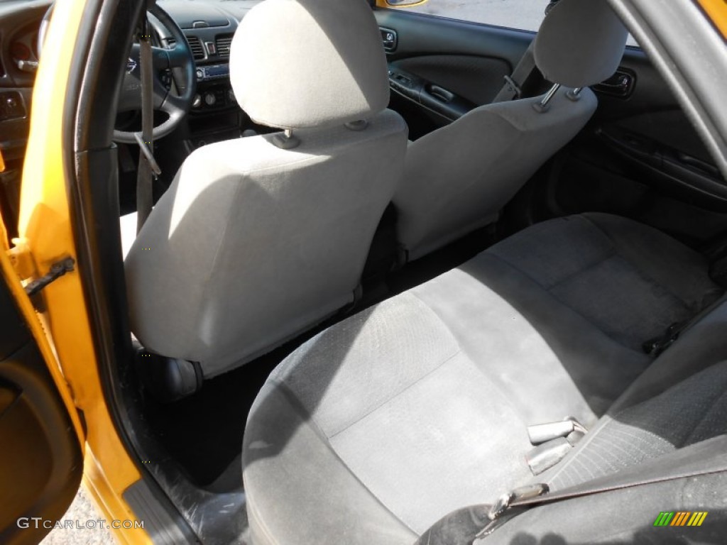 2003 Sentra SE-R - Sunburst Yellow / Stone Gray photo #14