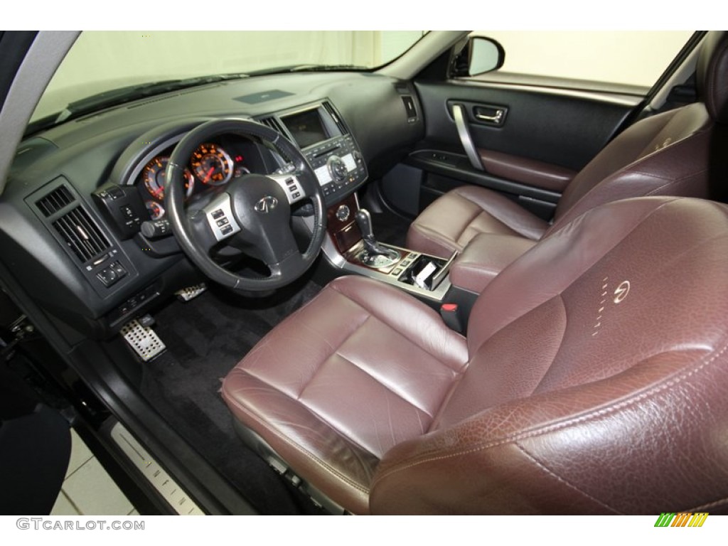 Espresso/Black Interior 2006 Infiniti FX 45 AWD Photo #80093888