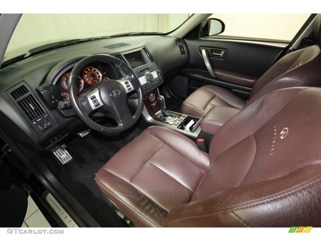 Espresso/Black Interior 2006 Infiniti FX 45 AWD Photo #80093925