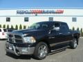 2010 Brilliant Black Crystal Pearl Dodge Ram 1500 Big Horn Crew Cab 4x4  photo #1