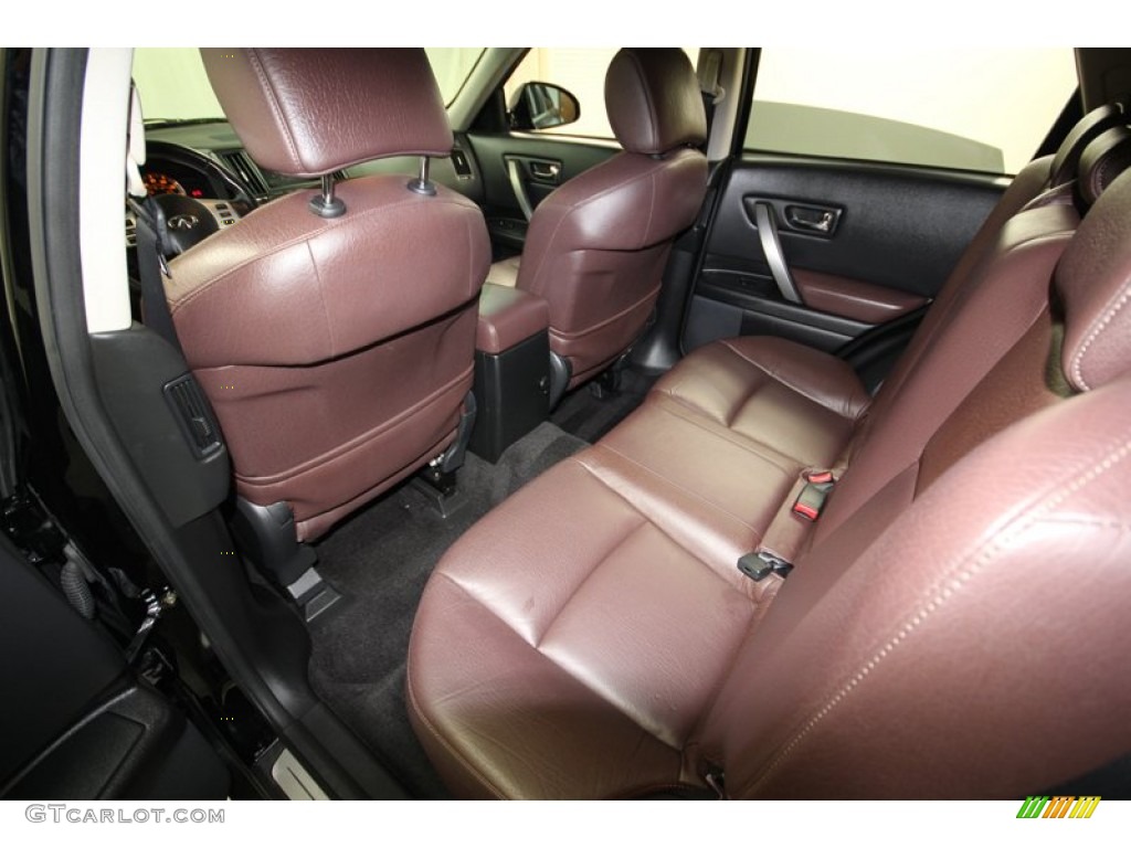 Espresso/Black Interior 2006 Infiniti FX 45 AWD Photo #80094280