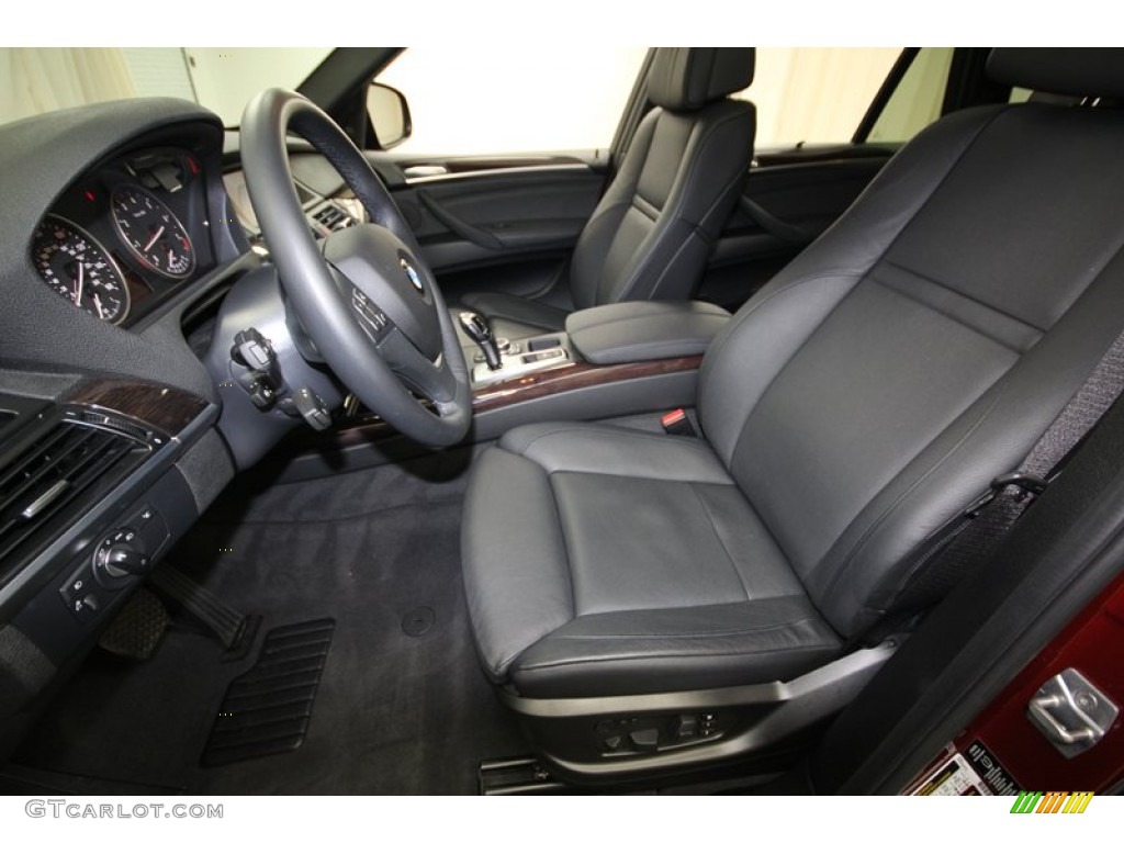 Black Interior 2013 BMW X5 xDrive 50i Photo #80094876