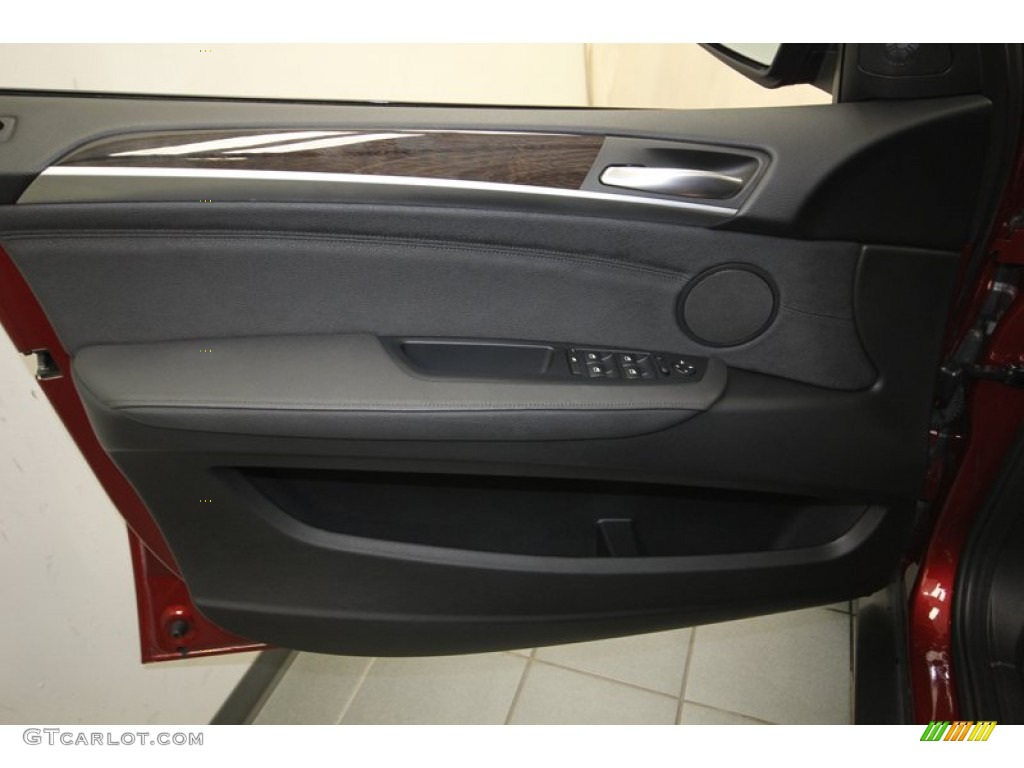 2013 BMW X5 xDrive 50i Black Door Panel Photo #80094910