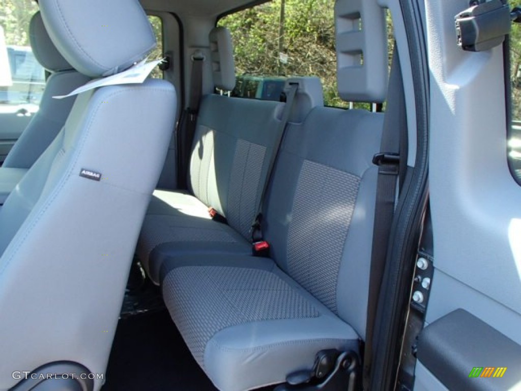 2013 Ford F250 Super Duty XLT SuperCab 4x4 Rear Seat Photo #80095156