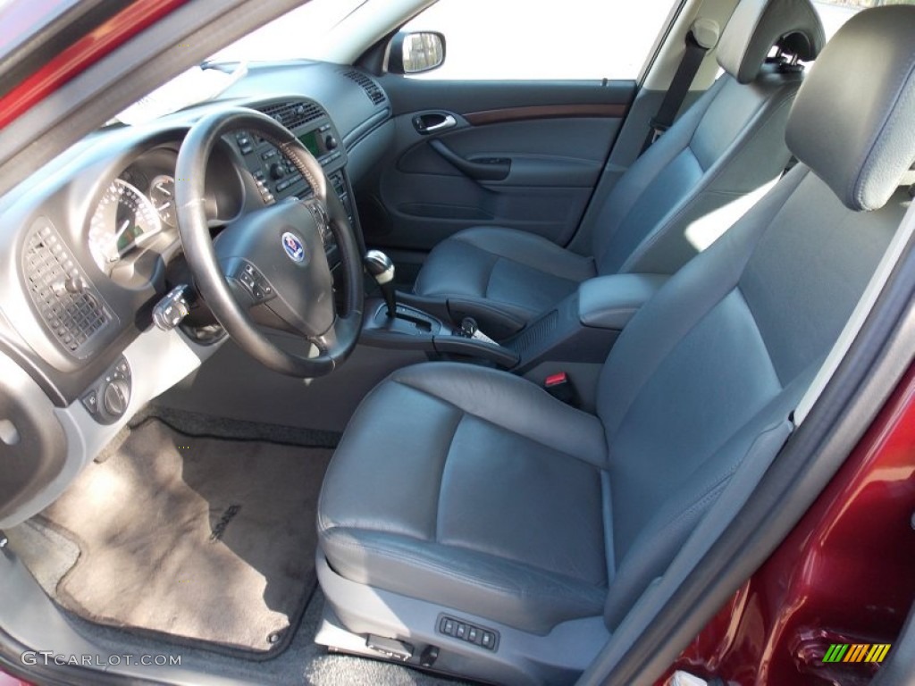 Charcoal Grey Interior 2003 Saab 9-3 Arc Sport Sedan Photo #80095210