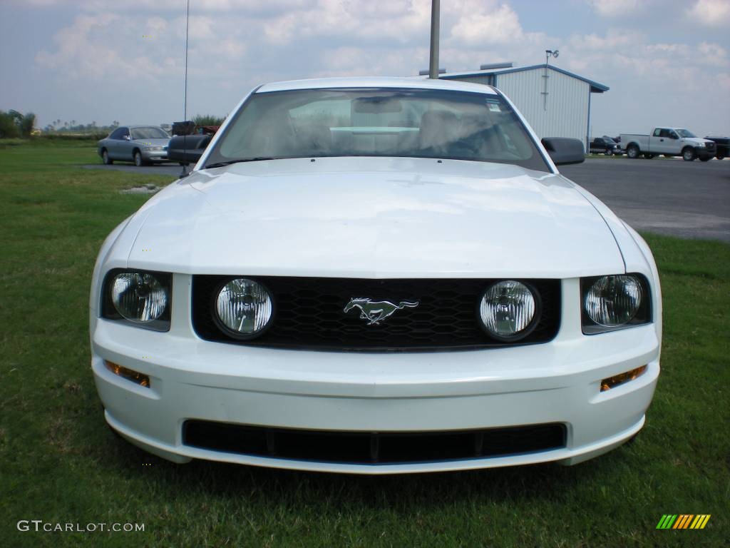 Performance White Ford Mustang