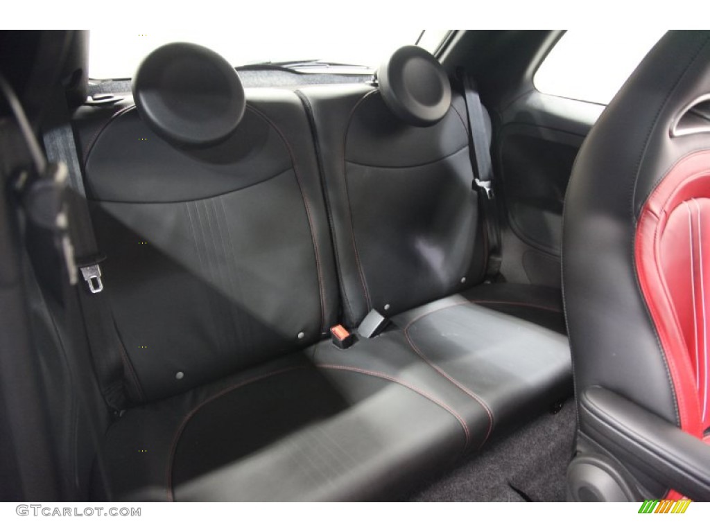 2013 Fiat 500 Abarth Rear Seat Photo #80095817