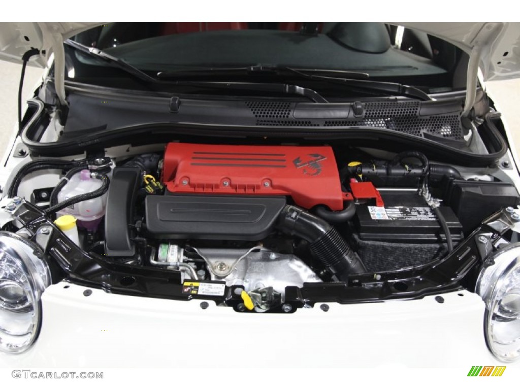 2013 Fiat 500 Abarth 1.4 Liter Abarth Turbocharged SOHC 16-Valve MultiAir 4 Cylinder Engine Photo #80095830
