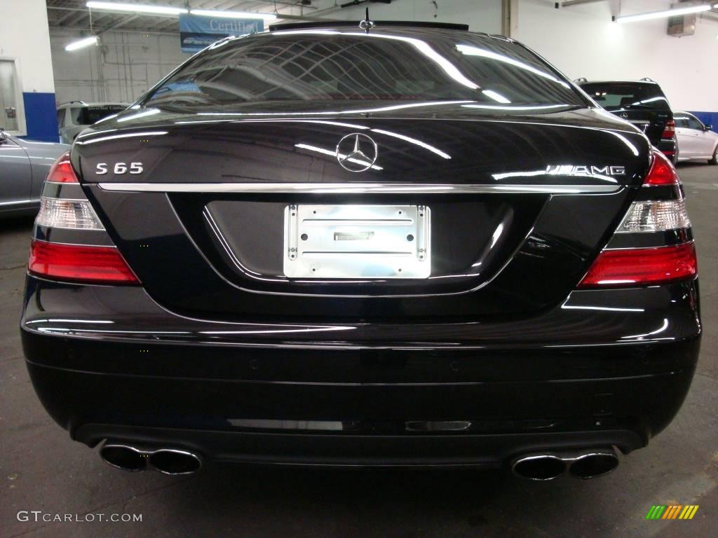 2007 S 65 AMG Sedan - Obsidian Black Metallic / designo Corteccia Grey photo #6