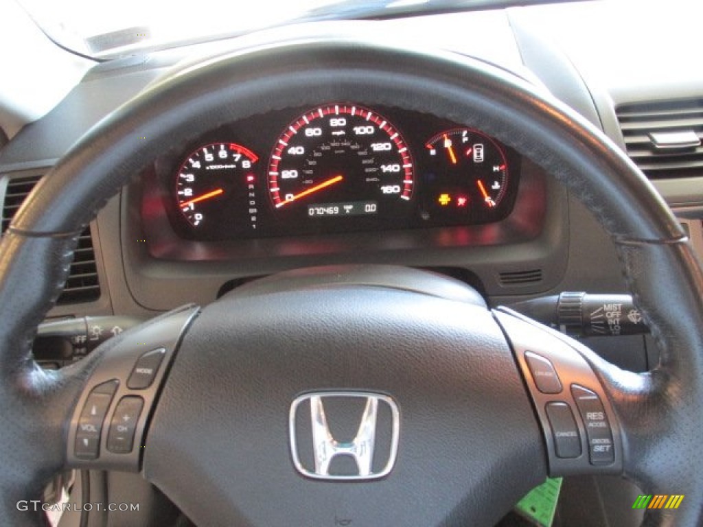 2006 Accord EX-L Coupe - Alabaster Silver Metallic / Gray photo #15