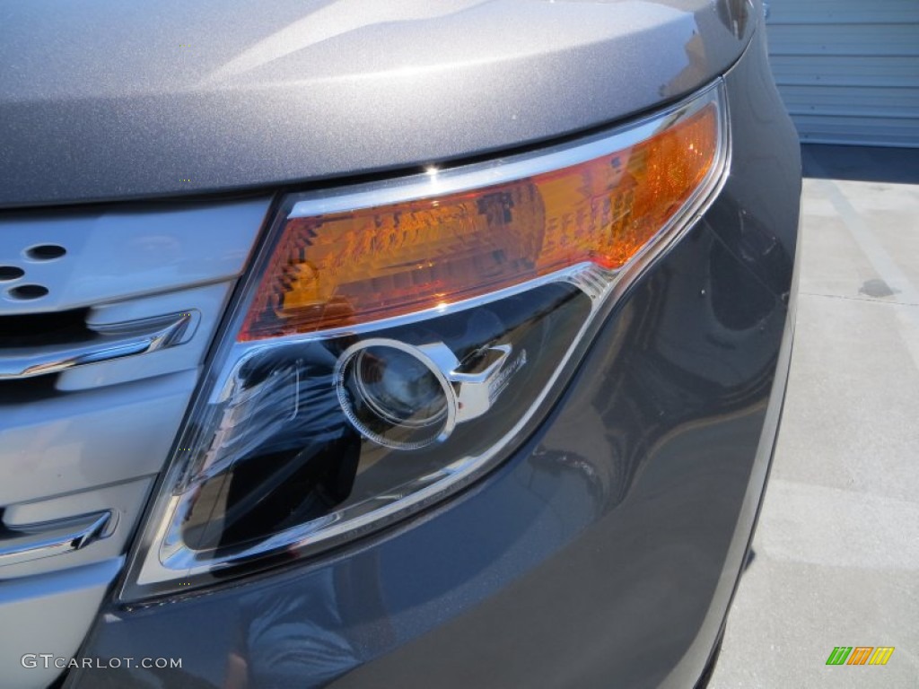 2013 Explorer XLT - Sterling Gray Metallic / Medium Light Stone photo #11