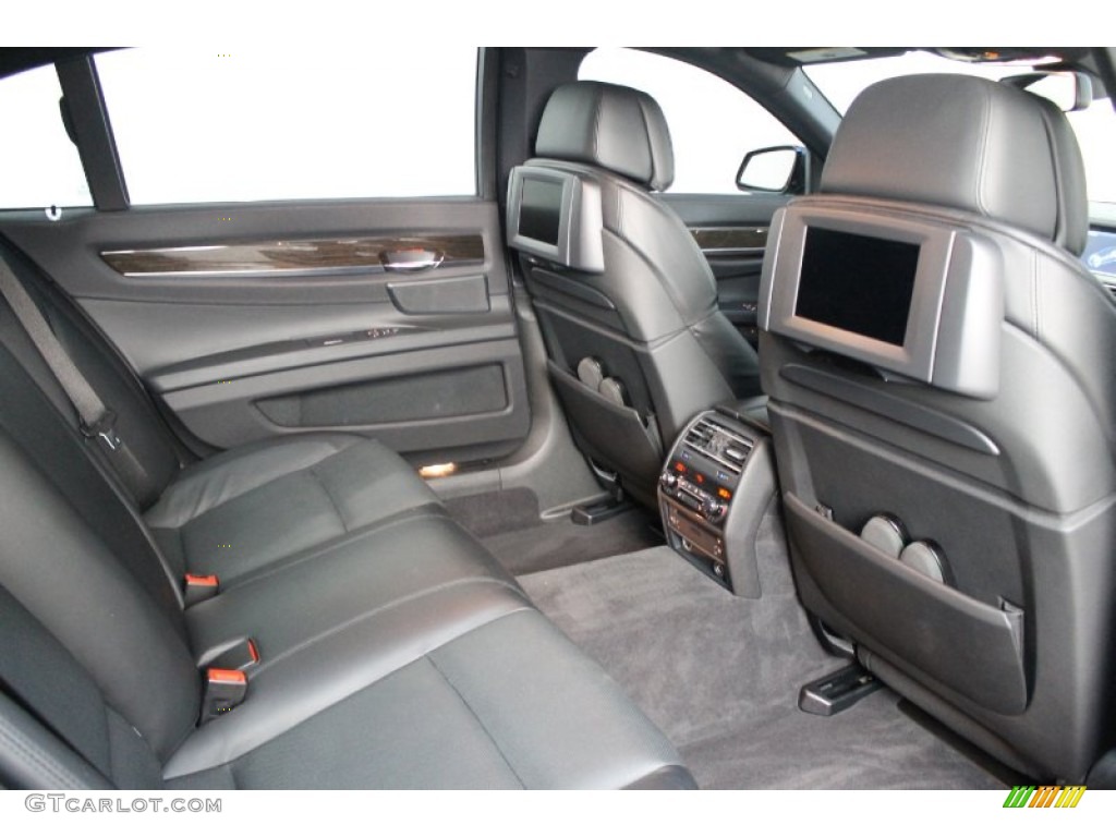 2012 7 Series 750Li xDrive Sedan - Dark Graphite Metallic / Black photo #21