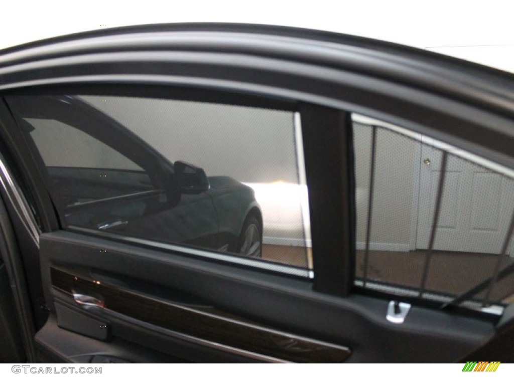 2012 7 Series 750Li xDrive Sedan - Dark Graphite Metallic / Black photo #25