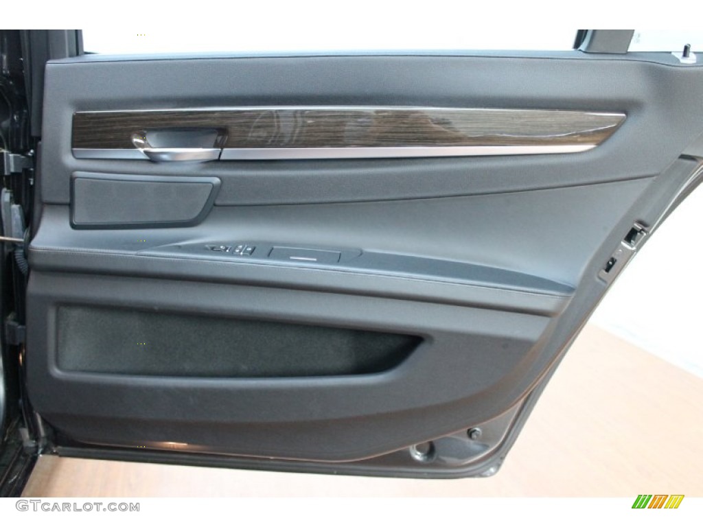 2012 7 Series 750Li xDrive Sedan - Dark Graphite Metallic / Black photo #30