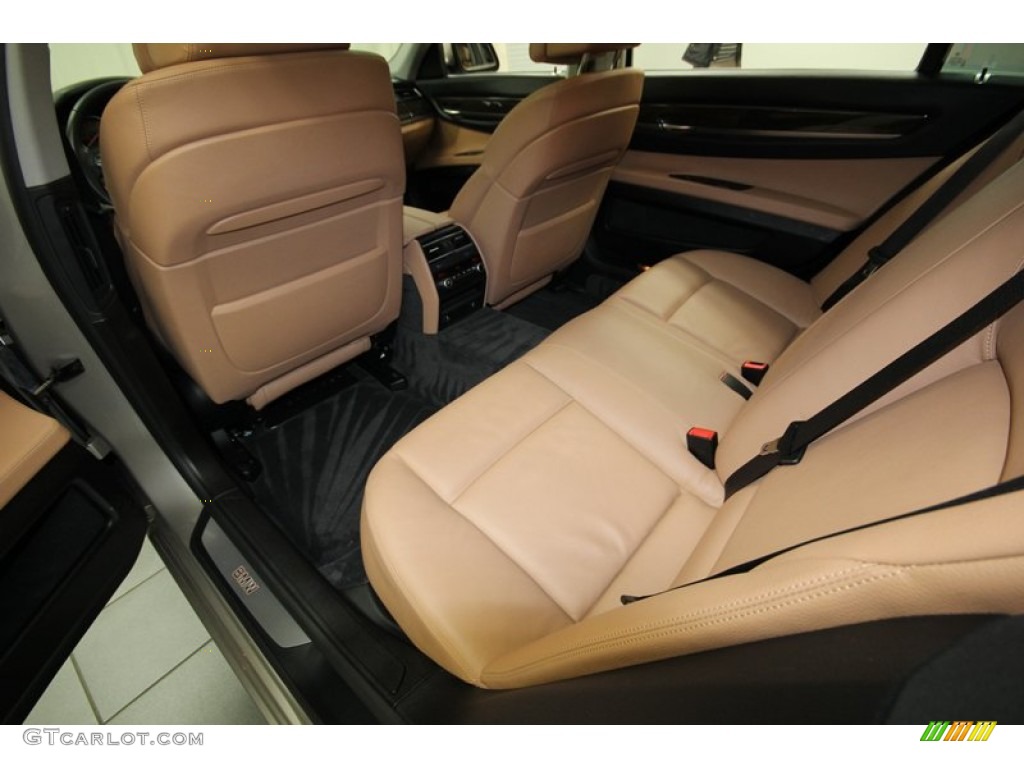 2011 7 Series 740Li Sedan - Cashmere Silver Metallic / Saddle/Black Nappa Leather photo #29