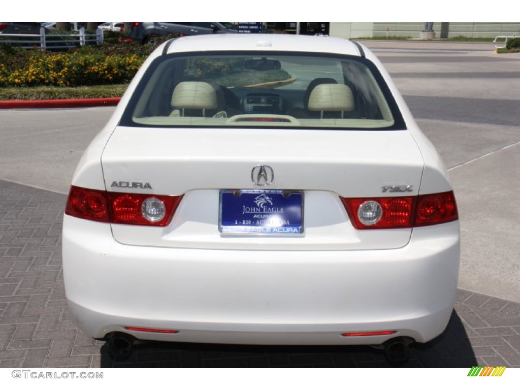 2005 TSX Sedan - Premium White Pearl / Parchment photo #4