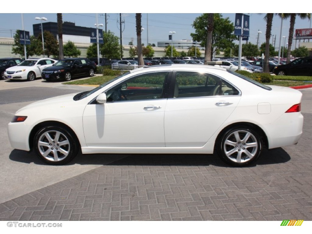 2005 TSX Sedan - Premium White Pearl / Parchment photo #5