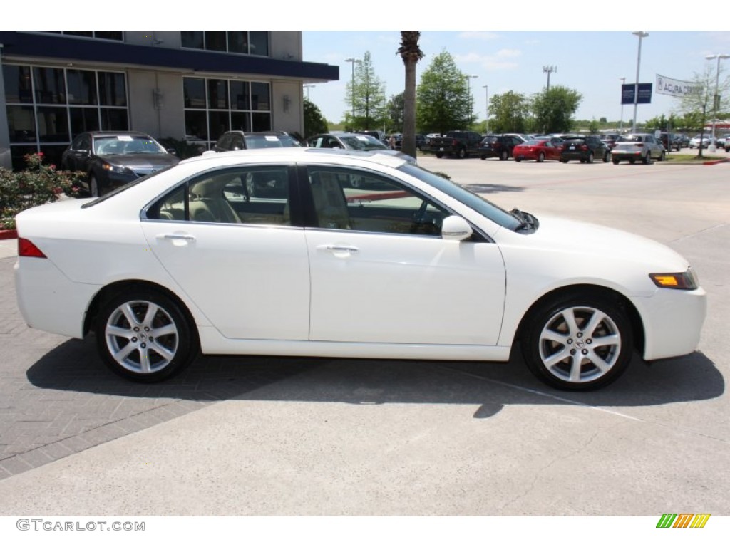 2005 TSX Sedan - Premium White Pearl / Parchment photo #6